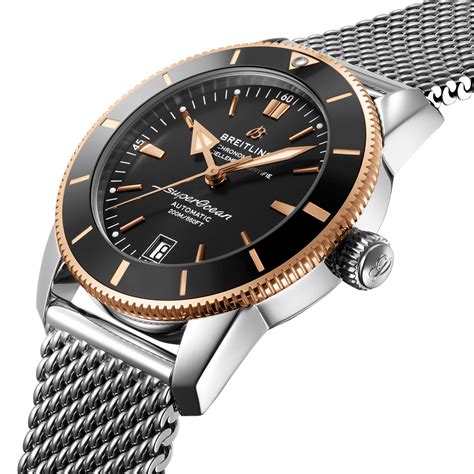 breitling superocean heritage 42 rose gold|breitling superocean heritage b01 chronograph.